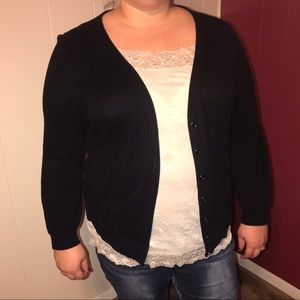 Black Cardigan with buttons